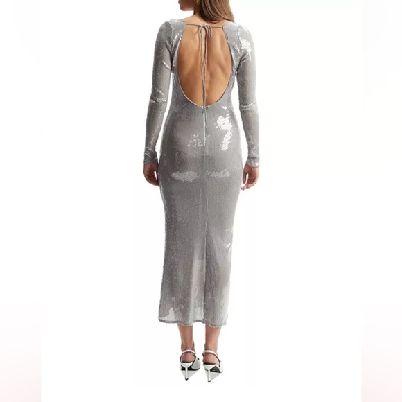 Bardot Women's Verona Low-Back Sequin Maxi Dress - Picture 2 of 3